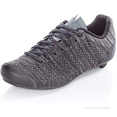 Giro Empire E70 Knit Mens Road Cycling Shoe − 40  Black/Charcoal Heather (2021)