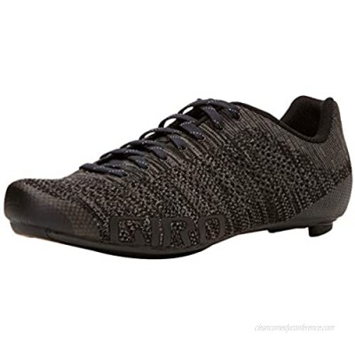 Giro Empire E70 Knit Mens Road Cycling Shoe − 45  Black/Charcoal Heather (2021)