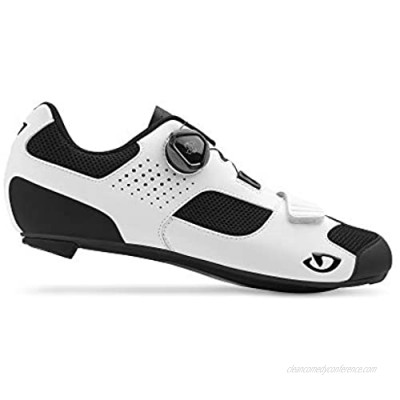 Giro Trans Boa Mens Road Cycling Shoe − 41.5  White/Black (2020)