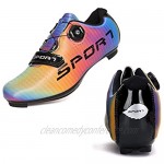 SEYMEZLIWE New 2021 Womens Road Bike Cycling Shoes Exercise Cycling Shoes Compatible SPD Lock Riding Shoe Indoor/Outdoor