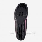 Venzo Bicycle Women's Road Cycling Riding Shoes - 3 Straps- Compatible with Peloton Shimano SPD & Look ARC Delta - Perfect for Indoor Indoor Road Racing Bikes