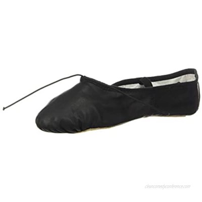 Bloch Women's Dansoft Full Sole Leather Ballet Slipper/Shoe  Black  3 Medium