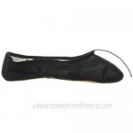 Bloch Women's Dansoft Full Sole Leather Ballet Slipper/Shoe Black 7 Medium