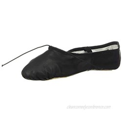 Bloch Women's Dansoft Full Sole Leather Ballet Slipper/Shoe  Black  7 Medium