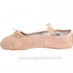Bloch Women's Dansoft Full Sole Leather Ballet Slipper/Shoe Pink 6.5 Wide