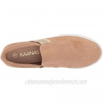 KAANAS Women's Santa Fe Fashion Skate Shoe Slip-On Casual Sneaker Sand 8