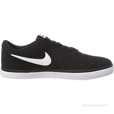 Nike Mens Sb Check Solar CNVS Black/White Skate Shoe (13)