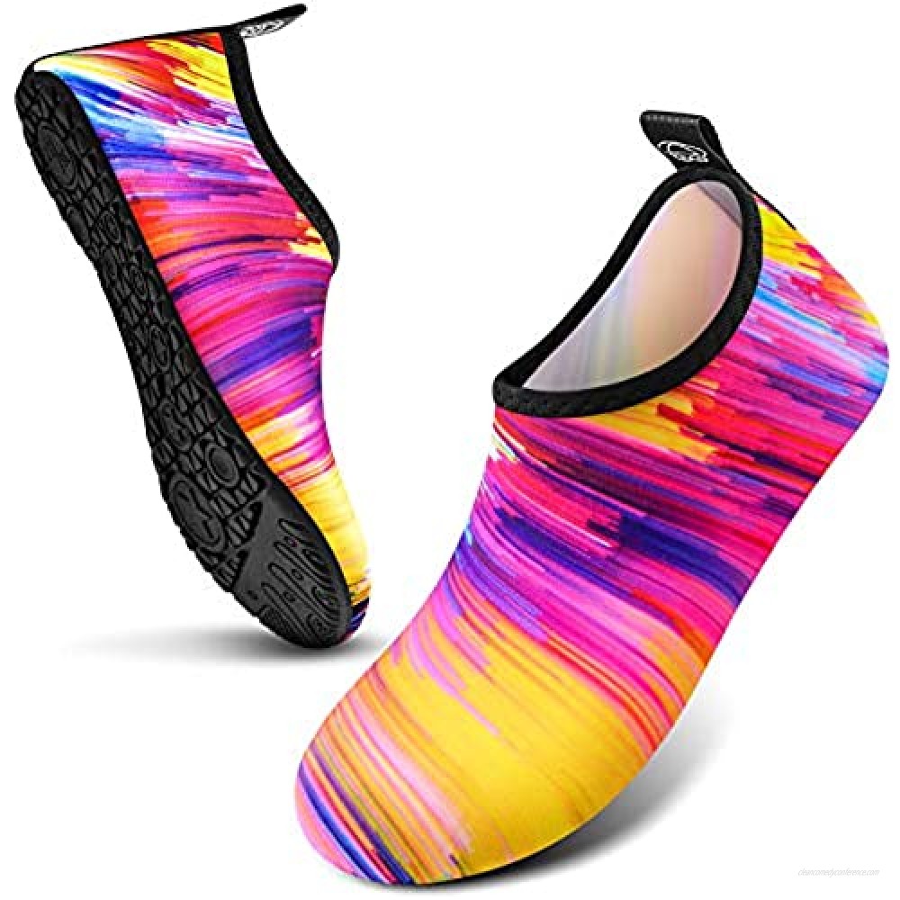 Kids/Womens/Mens Water Shoes Barefoot Quick Dry Aqua Aqua Socks for Beach Outdoor Swim Yoga Sports 