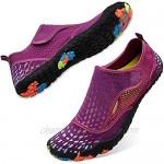 L-RUN Athletic Hiking Water Shoes Mens Womens Barefoot Aqua Swim Walking Shoes