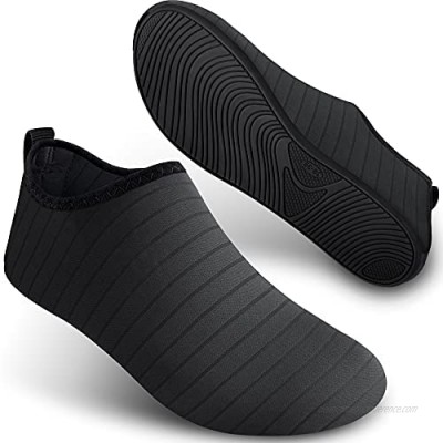 Water Shoes for Womens Mens Aqua Socks for Swim Beach Pool Yoga Surf Quick-Dry Barefoot SEEKWAY SB001