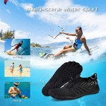 Water Shoes Mens Womens Beach Quick Dry Swim Barefoot Shoes Aqua Sock Outdoor Athletic Pool Shoes for Kayaking Swimming Surfing Yoga Fishing