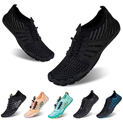 Water Shoes Mens Womens Beach Quick Dry Swim Barefoot Shoes Aqua Sock Outdoor Athletic Pool Shoes for Kayaking  Swimming  Surfing  Yoga  Fishing