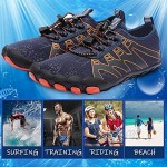 XIDISO Mens Womens Water Shoes Lightweight Quick Dry Barefoot for Swim Diving Surf Aqua Socks Sports Pool Beach Walking Yoga