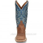 Justin Women's Moore Mocha Western Boot Wide Square Toe