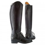 Saxon Women's Equileather Field Boots Black Size 4 N