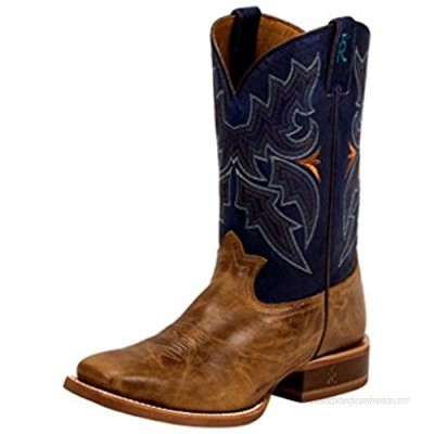 Tony Lama Men's Honey Sierra 3R Stockman Cowboy Boot Square Toe