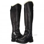 TuffRider Women's Tundra Fleece Lined Tall Boots in Synthetic Leather Black