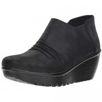 Skechers Women's Parallel-Curtail-Twin Gore Ruched Bootie Ankle Boot
