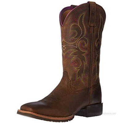 Ariat Hybrid Rancher Western Boots - Women’s Square-Toe Leather Work Boot