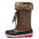 DREAM PAIRS Women's Mid-Calf Winter Snow Boots