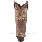 Laredo Women's Jasmine Embroidery Snip Toe Cowboy Boots Western