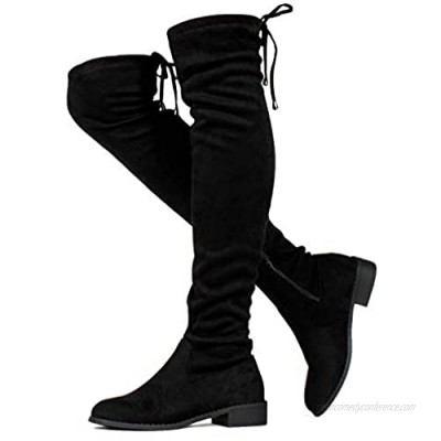Tokyo-25 Women's Stretchy Over The Knee Riding Boots (Medium Calf)