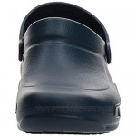 Crocs Men's and Women's Bistro Clog | Slip Resistant Work Shoe Navy 12 Women / 10 Men