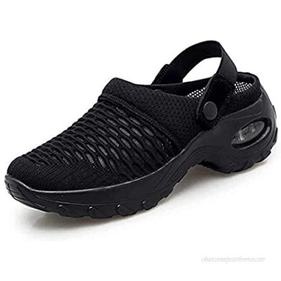 Womens Mesh Garden Shoes  Womens Mesh Breathable Casual Sneakers Clog Mule Orthopedic Walking Sandals Mesh Slip On Air Cushion Garden Shoes