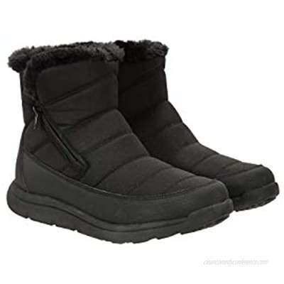 Mountain Warehouse Womens Fleece Lined Boots -Snowproof Ladies Shoes