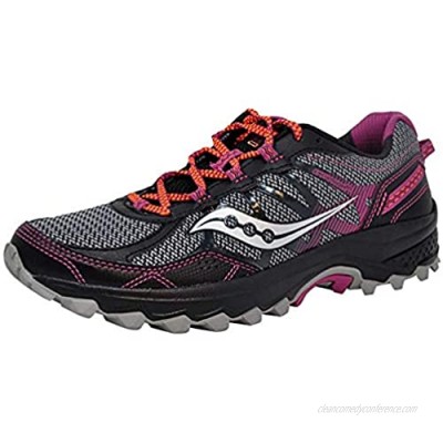 Saucony Women's Excursion TR11 Grey/Purple/Coral Running Shoes 9 W US