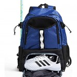 Athletico Youth Lacrosse Bag - Extra Large Lacrosse Backpack - Holds All Lacrosse or Field Hockey Equipment - Two Stick Holders and Separate Cleats Compartment