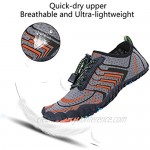 MAYZERO Water Shoes Swim Surf Shoes Beach Pool Shoes Wide Toe Hiking Water Sneakers Quick Dry Aqua Shoes for Men and Women