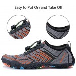 MAYZERO Water Shoes Swim Surf Shoes Beach Pool Shoes Wide Toe Hiking Water Sneakers Quick Dry Aqua Shoes for Men and Women