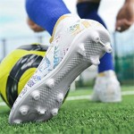BETOOSEN Unisex's AG Soccer Cleats Shoes Boys Girls Professional Futsal High-Top Sock Training Football Soccer Boots