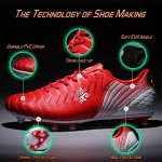Saekeke Soccer Shoes Kids Boys FG Cleats/TF Professional Training Football Shoes