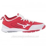 Mizuno Women's Players Trainer 2 Fastpitch Turf Softball Shoe Red/White 5 B US