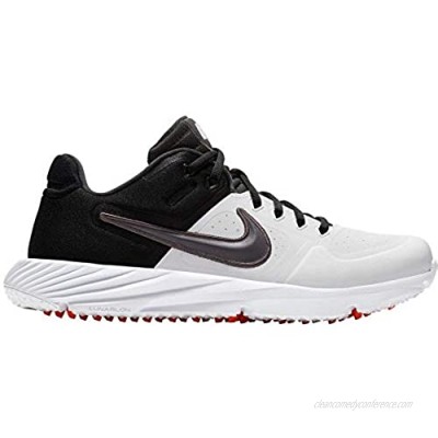 Nike Womens Alpha Huarache Elite 2 Turf Softball Cleats (White/Grey  9.5 M (US))